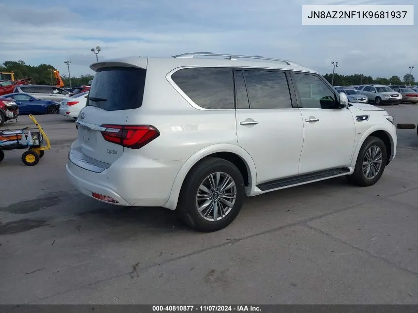 2019 Infiniti Qx80 Luxe VIN: JN8AZ2NF1K9681937 Lot: 40810877