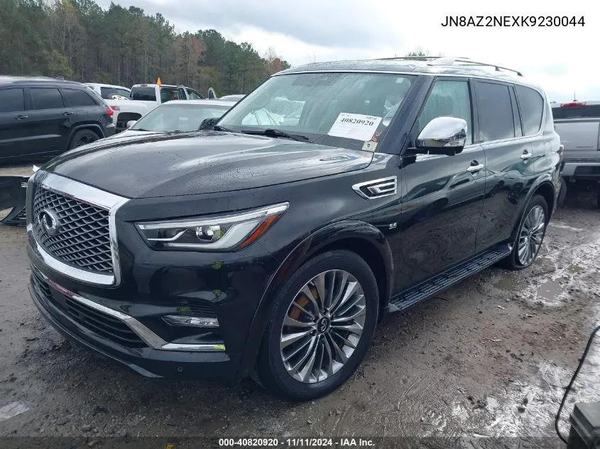 2019 Infiniti Qx80 Luxe VIN: JN8AZ2NEXK9230044 Lot: 40820920