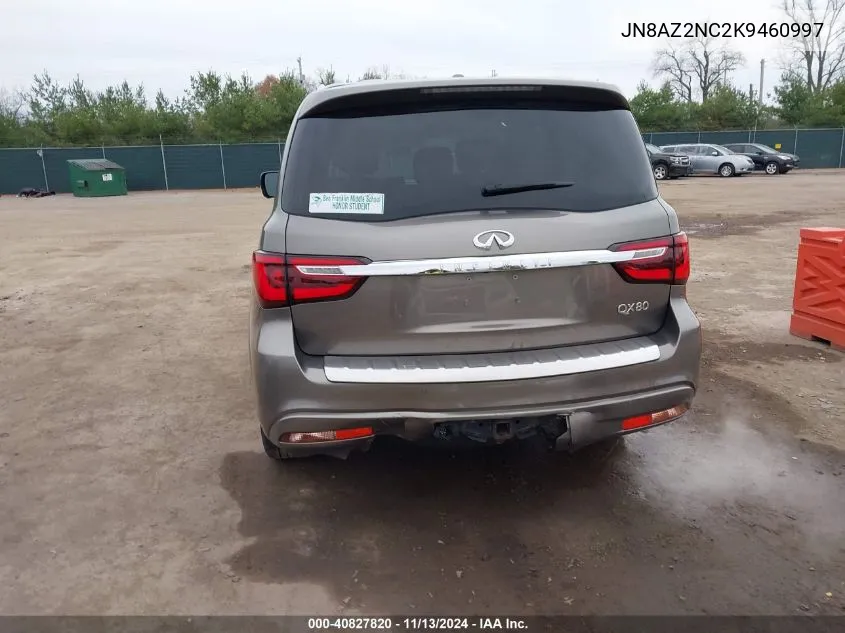 2019 Infiniti Qx80 Limited/Luxe VIN: JN8AZ2NC2K9460997 Lot: 40827820