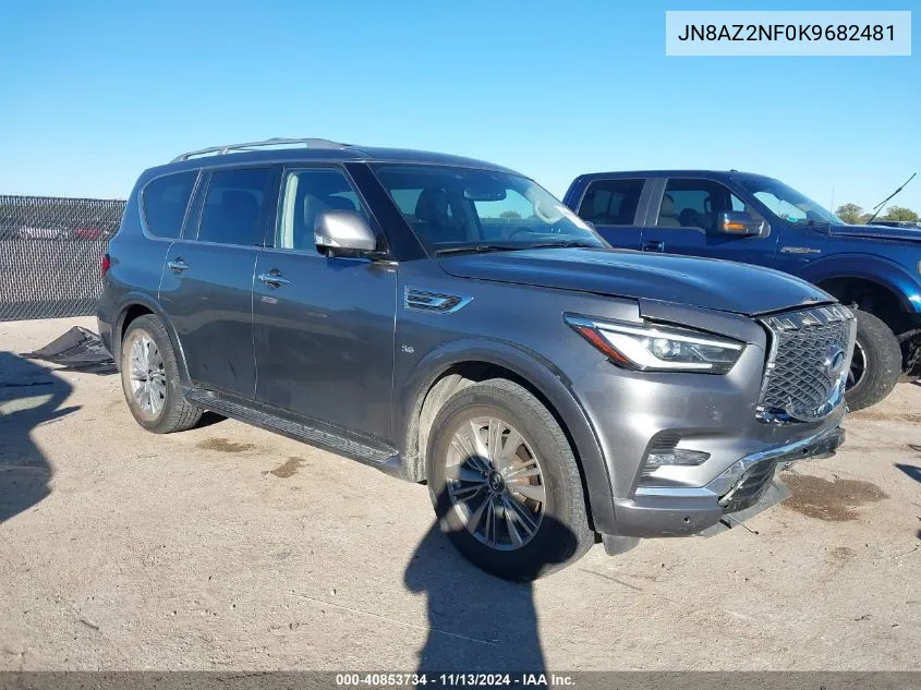 2019 Infiniti Qx80 Luxe VIN: JN8AZ2NF0K9682481 Lot: 40853734