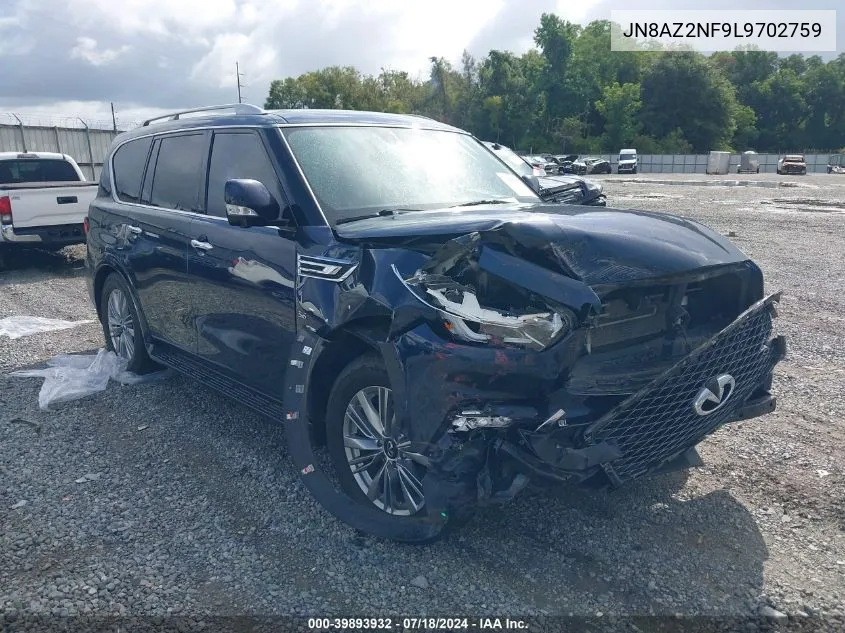 JN8AZ2NF9L9702759 2020 Infiniti Qx80 Luxe