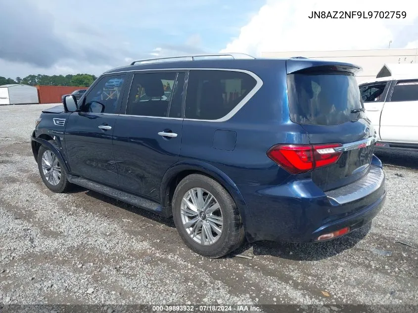 JN8AZ2NF9L9702759 2020 Infiniti Qx80 Luxe