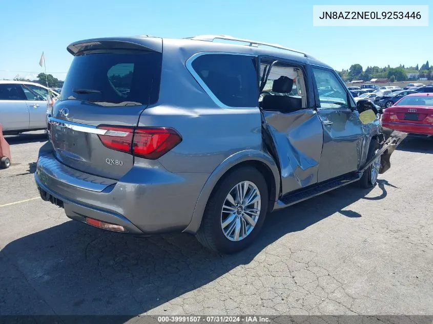 2020 Infiniti Qx80 Luxe Awd VIN: JN8AZ2NE0L9253446 Lot: 39991507