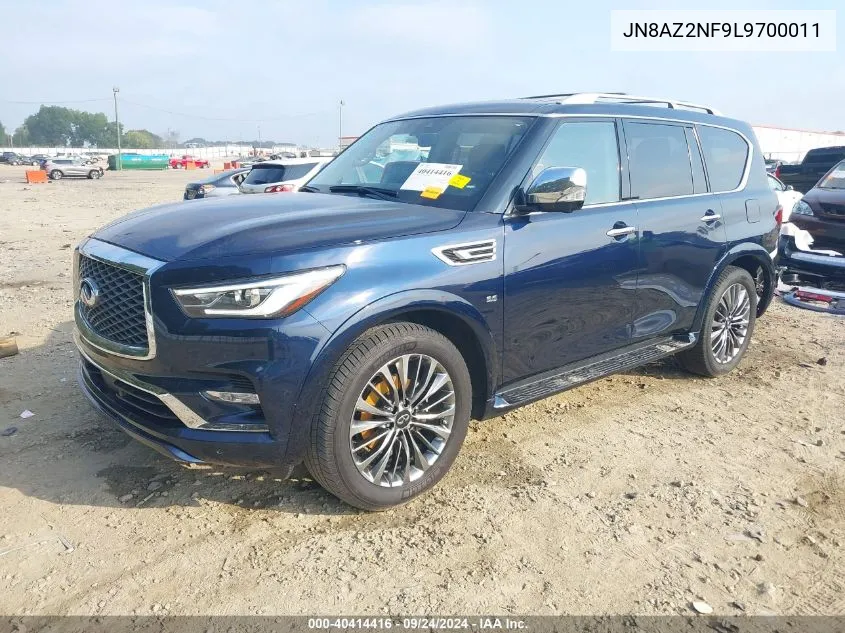 2020 Infiniti Qx80 Luxe VIN: JN8AZ2NF9L9700011 Lot: 40414416