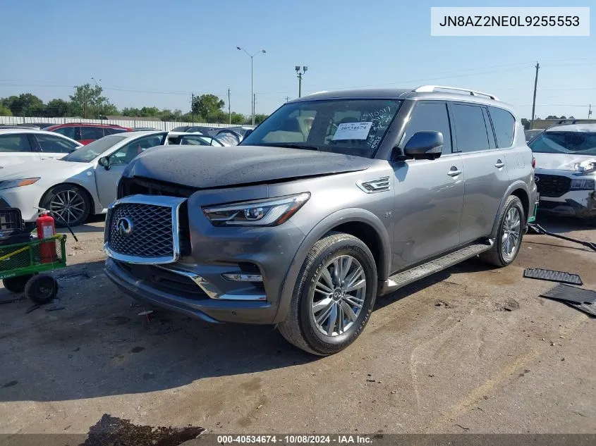 2020 Infiniti Qx80 Luxe/Limited VIN: JN8AZ2NE0L9255553 Lot: 40534674