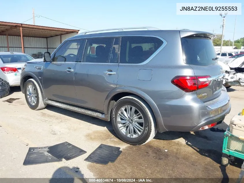 2020 Infiniti Qx80 Luxe/Limited VIN: JN8AZ2NE0L9255553 Lot: 40534674