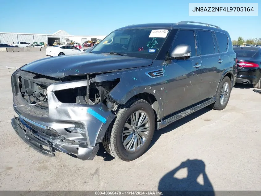 2020 Infiniti Qx80 Luxe VIN: JN8AZ2NF4L9705164 Lot: 40865478