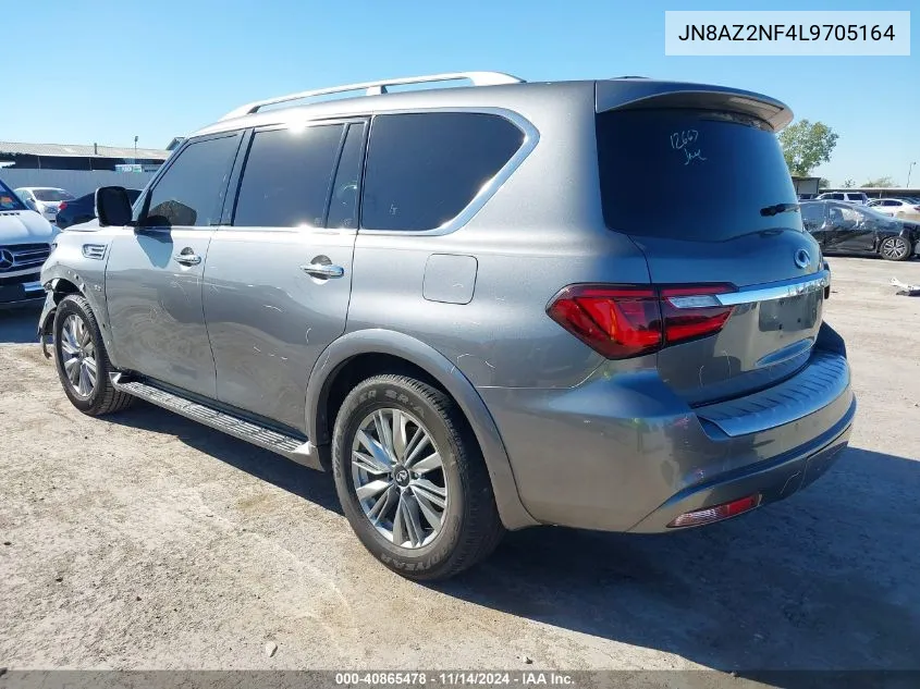 2020 Infiniti Qx80 Luxe VIN: JN8AZ2NF4L9705164 Lot: 40865478