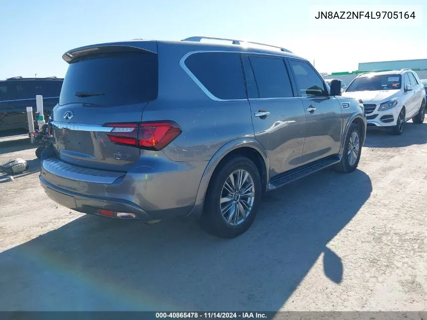 2020 Infiniti Qx80 Luxe VIN: JN8AZ2NF4L9705164 Lot: 40865478