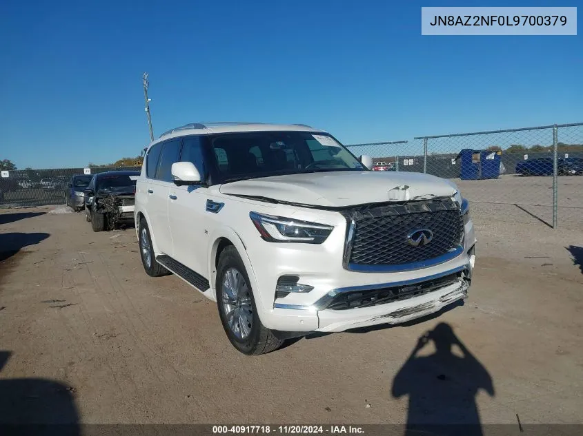 2020 Infiniti Qx80 Luxe VIN: JN8AZ2NF0L9700379 Lot: 40917718