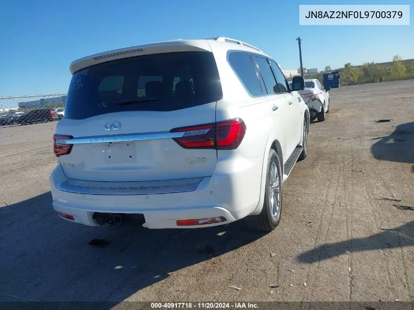 2020 Infiniti Qx80 Luxe VIN: JN8AZ2NF0L9700379 Lot: 40917718