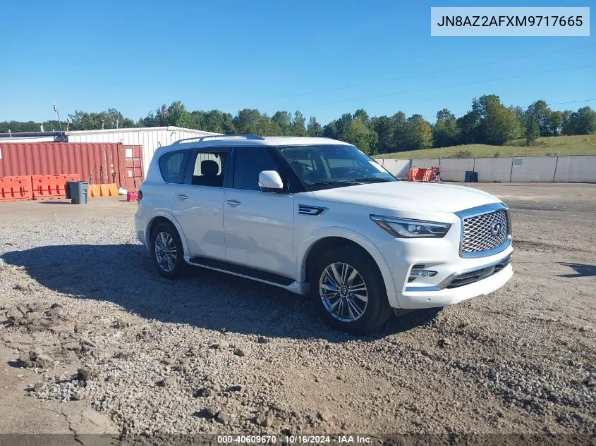 JN8AZ2AFXM9717665 2021 Infiniti Qx80 Luxe