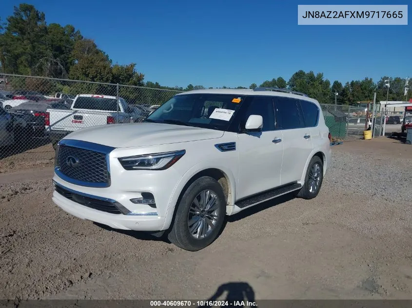 JN8AZ2AFXM9717665 2021 Infiniti Qx80 Luxe