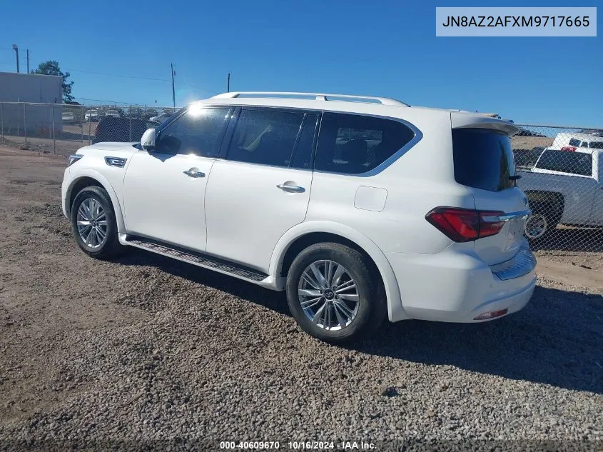 JN8AZ2AFXM9717665 2021 Infiniti Qx80 Luxe