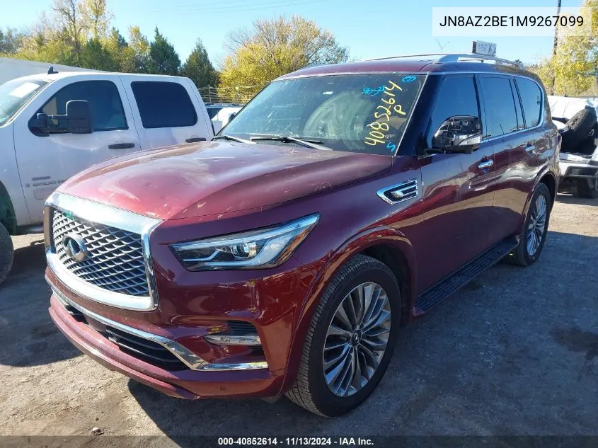 JN8AZ2BE1M9267099 2021 Infiniti Qx80 Sensory Awd