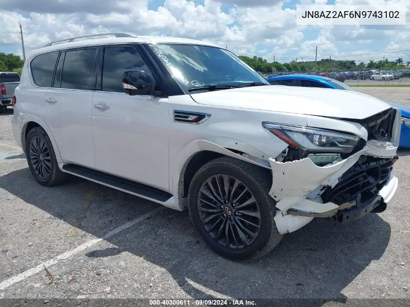 JN8AZ2AF6N9743102 2022 Infiniti Qx80 Premium Select