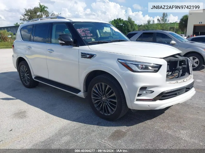 2022 Infiniti Qx80 Premium Select VIN: JN8AZ2AF9N9742199 Lot: 40364277