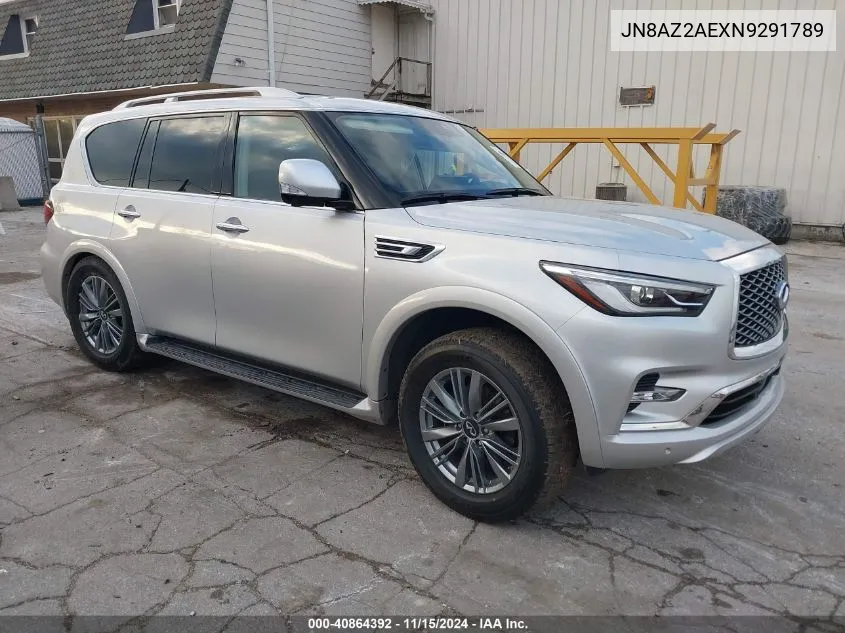 2022 Infiniti Qx80 Luxe Awd VIN: JN8AZ2AEXN9291789 Lot: 40864392