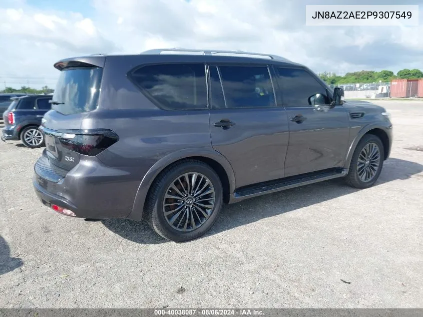 2023 Infiniti Qx80 Premium Select Awd VIN: JN8AZ2AE2P9307549 Lot: 40038087