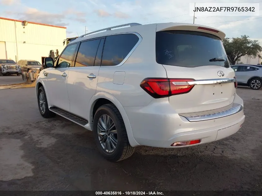 2024 Infiniti Qx80 Luxe VIN: JN8AZ2AF7R9765342 Lot: 40635816