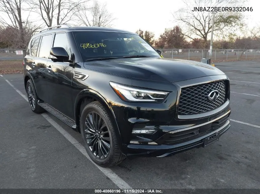 2024 Infiniti Qx80 Sensory Awd VIN: JN8AZ2BE0R9332046 Lot: 40860196