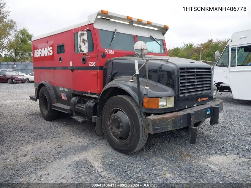 1992 International 4000 4700 VIN: 1HTSCNKMXNH406778 Lot: 40436433