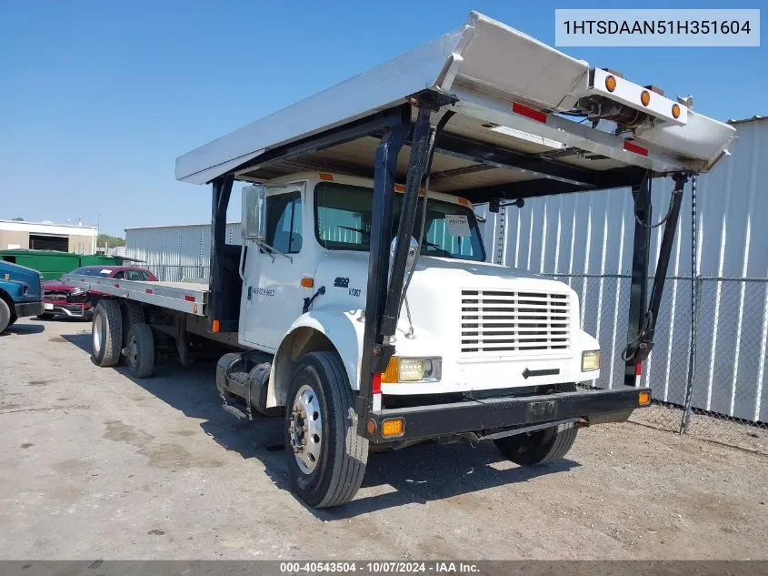 2001 International 4000 4900 VIN: 1HTSDAAN51H351604 Lot: 40543504