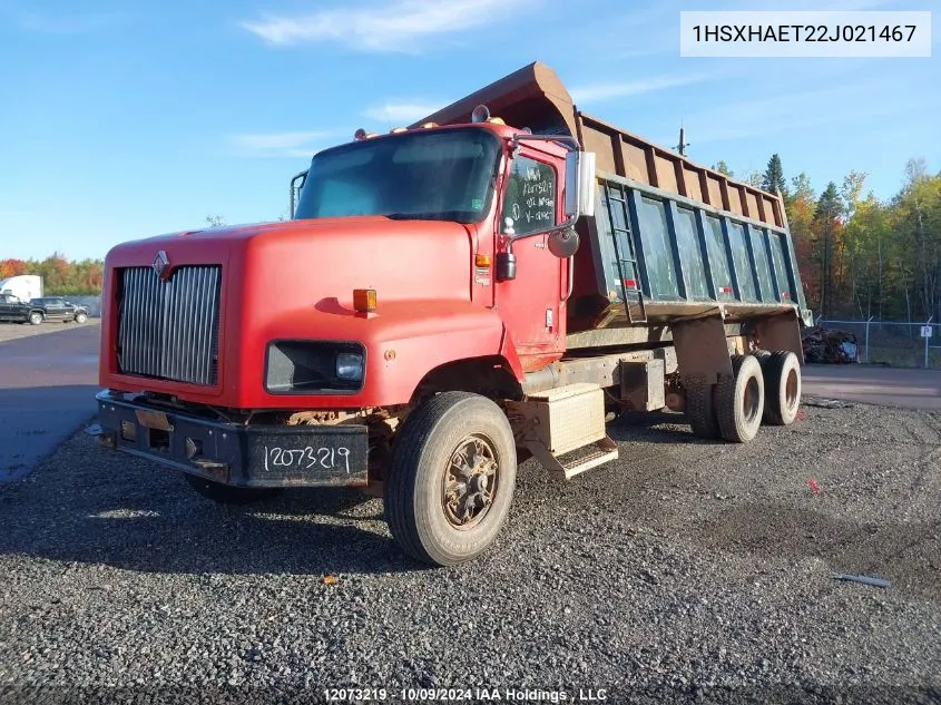 2002 International 5600 I VIN: 1HSXHAET22J021467 Lot: 12073219