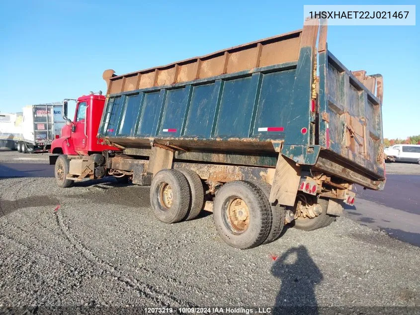 2002 International 5600 I VIN: 1HSXHAET22J021467 Lot: 12073219