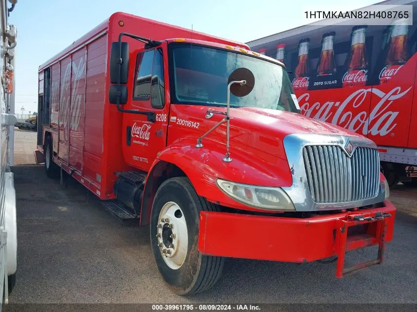 2002 International 4000 4400 VIN: 1HTMKAAN82H408765 Lot: 39961795