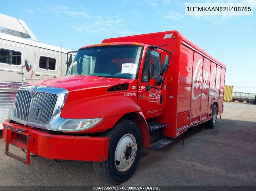 2002 International 4000 4400 VIN: 1HTMKAAN82H408765 Lot: 39961795