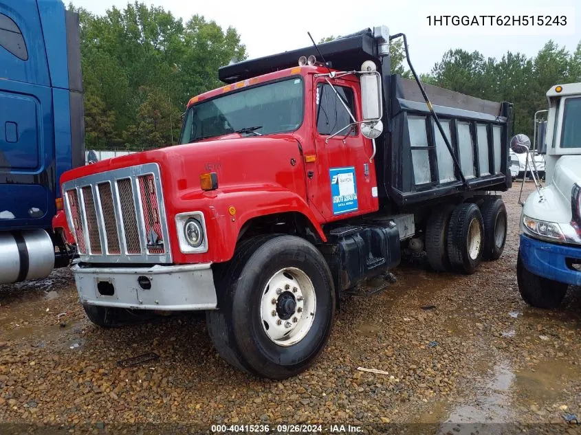 2002 International 2000 2574 VIN: 1HTGGATT62H515243 Lot: 40415236