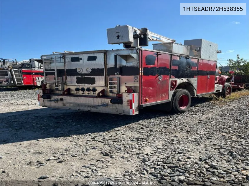 2002 International 4000 4800 VIN: 1HTSEADR72H538355 Lot: 40551769