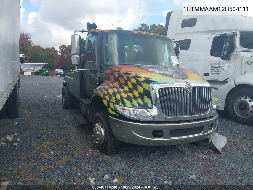 2002 International 4000 4300 VIN: 1HTMMAAM12H504111 Lot: 40714248