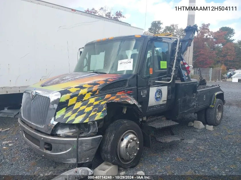 2002 International 4000 4300 VIN: 1HTMMAAM12H504111 Lot: 40714248