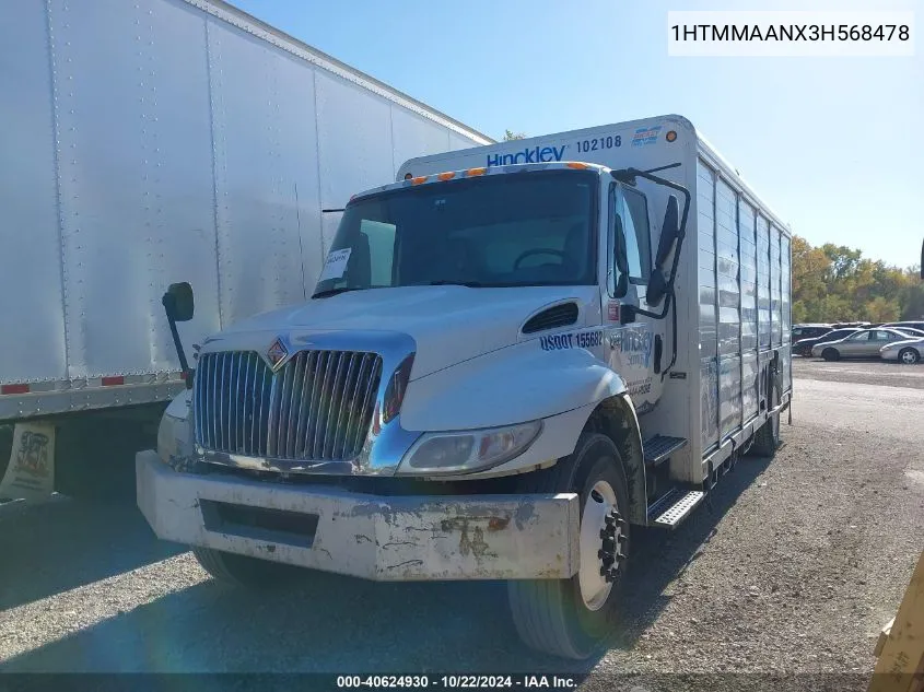 2003 International 4000 4300 VIN: 1HTMMAANX3H568478 Lot: 40624930