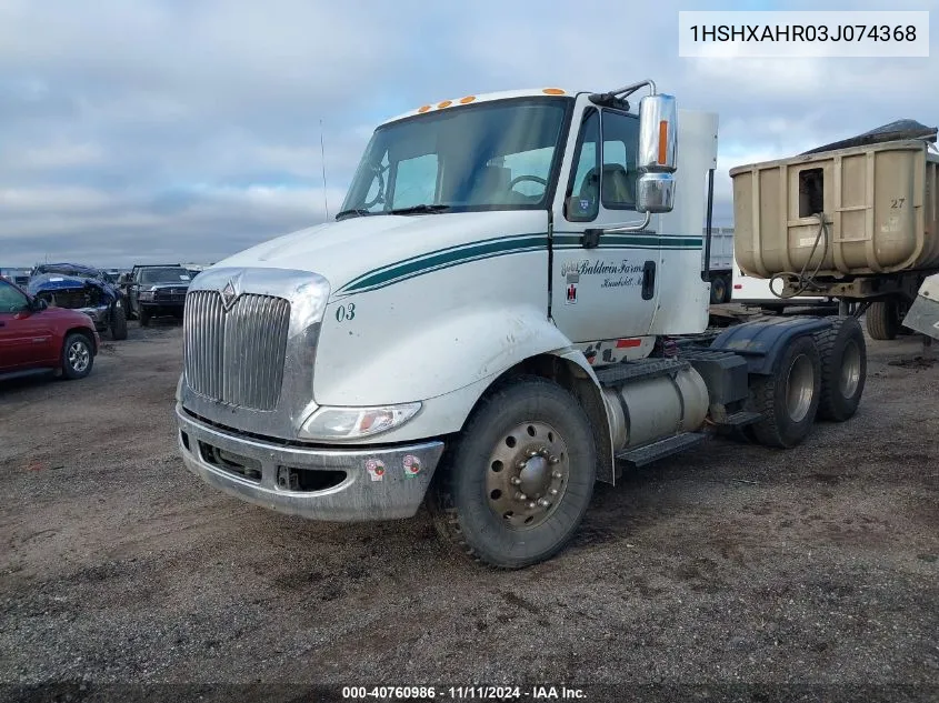 2003 International 8600 8600 VIN: 1HSHXAHR03J074368 Lot: 40760986