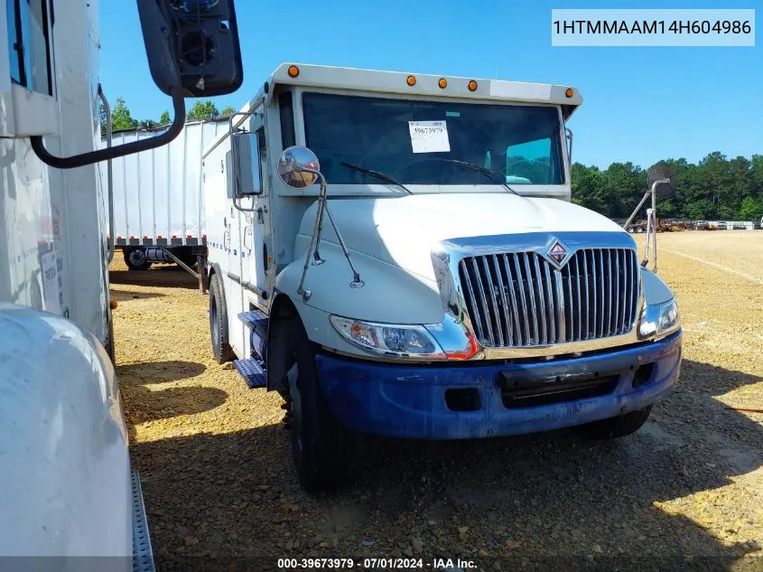 2004 International 4000 4300 VIN: 1HTMMAAM14H604986 Lot: 39673979