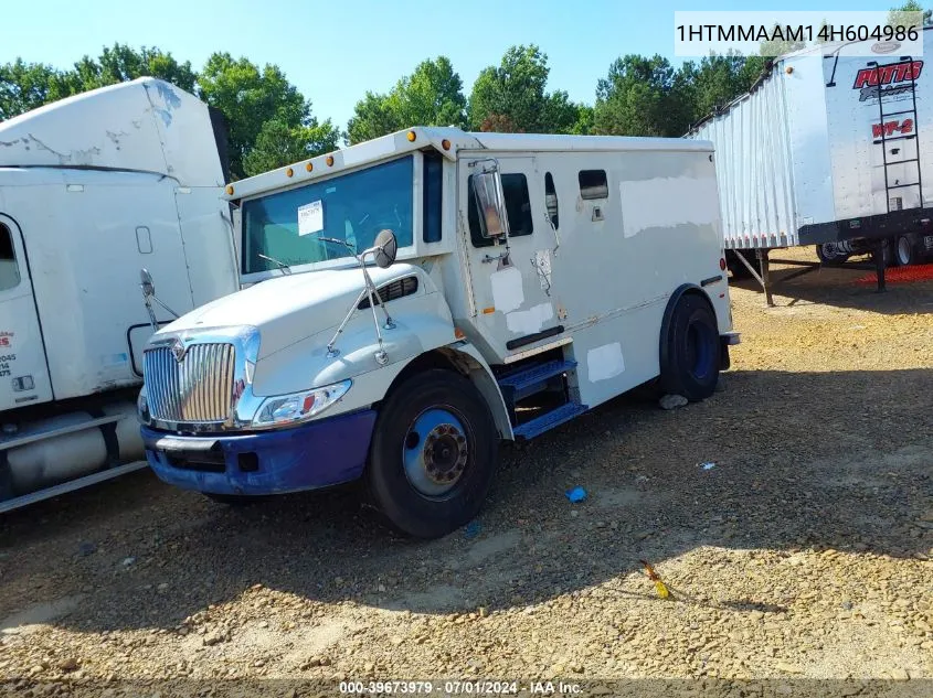 2004 International 4000 4300 VIN: 1HTMMAAM14H604986 Lot: 39673979