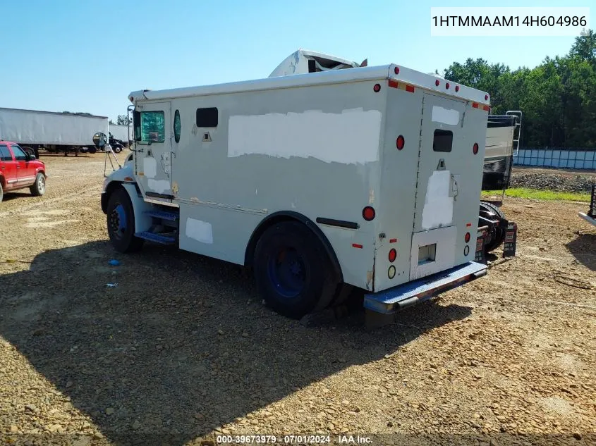 2004 International 4000 4300 VIN: 1HTMMAAM14H604986 Lot: 39673979