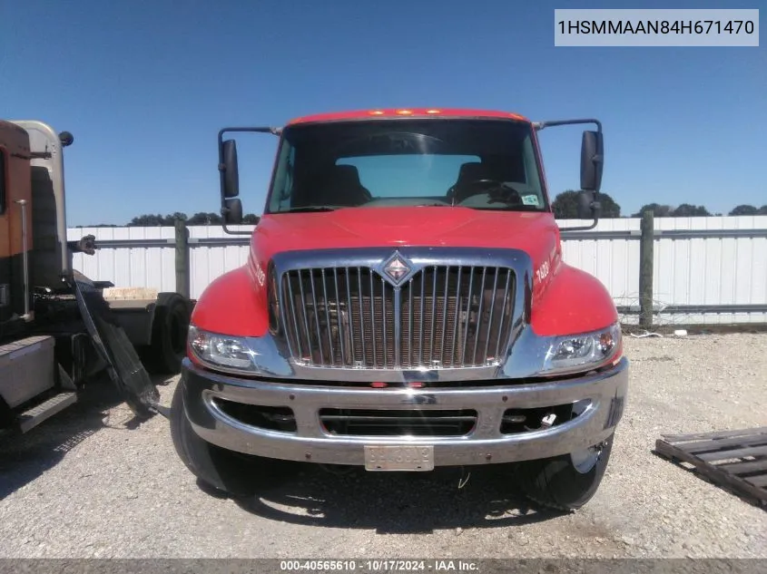 2004 International 4000 4300 VIN: 1HSMMAAN84H671470 Lot: 40565610