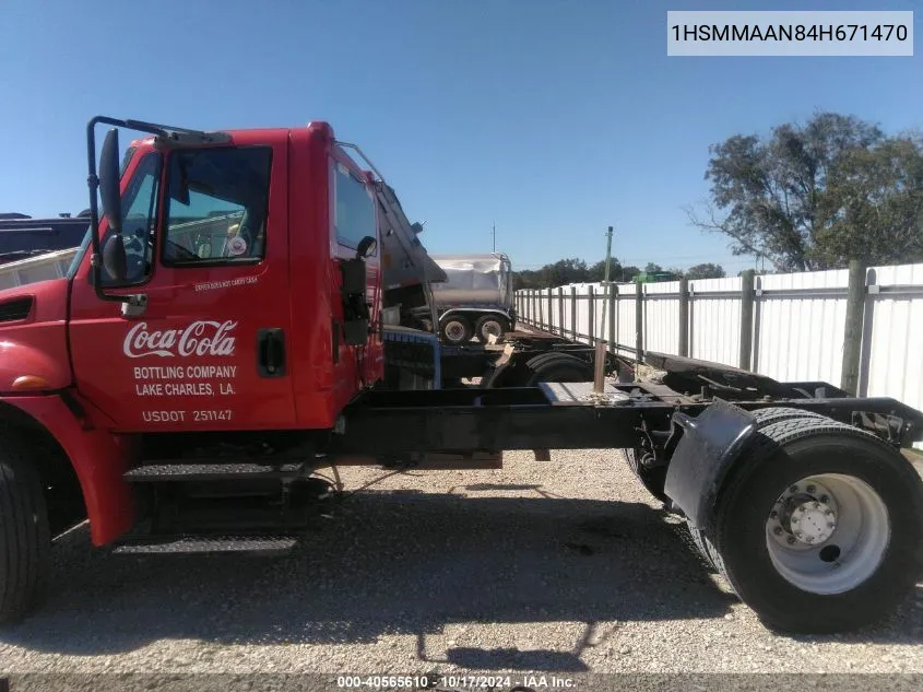 2004 International 4000 4300 VIN: 1HSMMAAN84H671470 Lot: 40565610