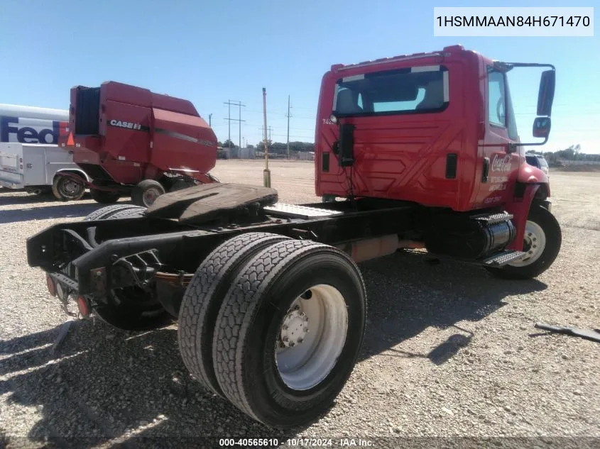 2004 International 4000 4300 VIN: 1HSMMAAN84H671470 Lot: 40565610