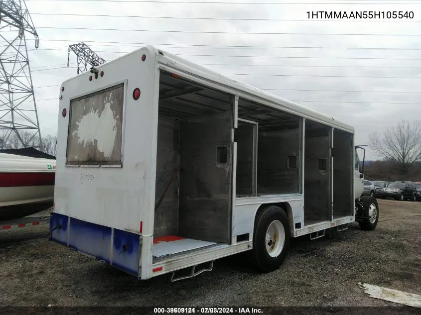 2005 International 4000 4300 VIN: 1HTMMAAN55H105540 Lot: 39609121