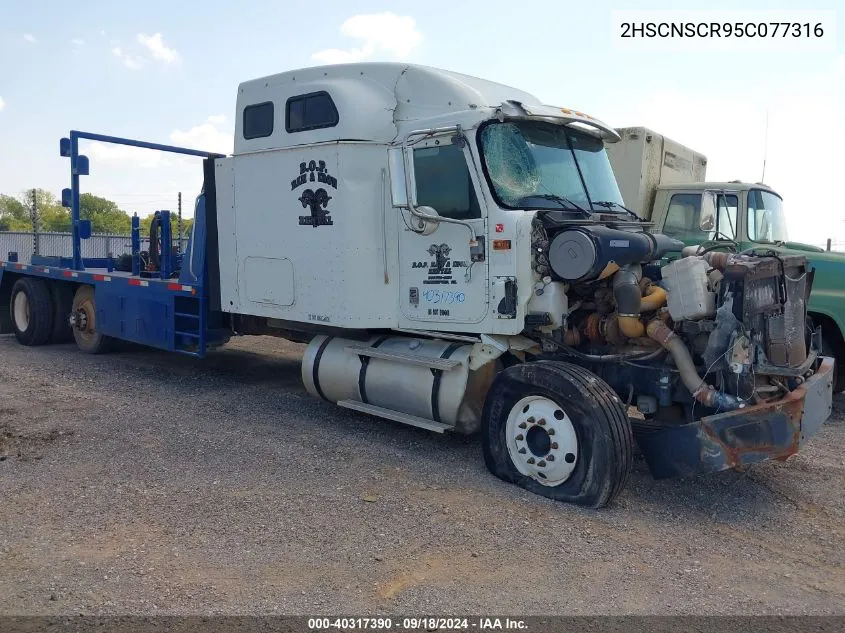 2005 International 9400 9400I VIN: 2HSCNSCR95C077316 Lot: 40317390