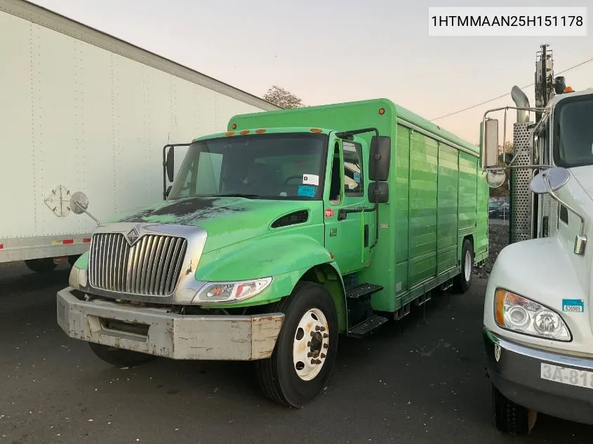 2005 International 4000 4300 VIN: 1HTMMAAN25H151178 Lot: 40719563