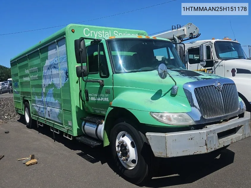 2005 International 4000 4300 VIN: 1HTMMAAN25H151178 Lot: 40719563