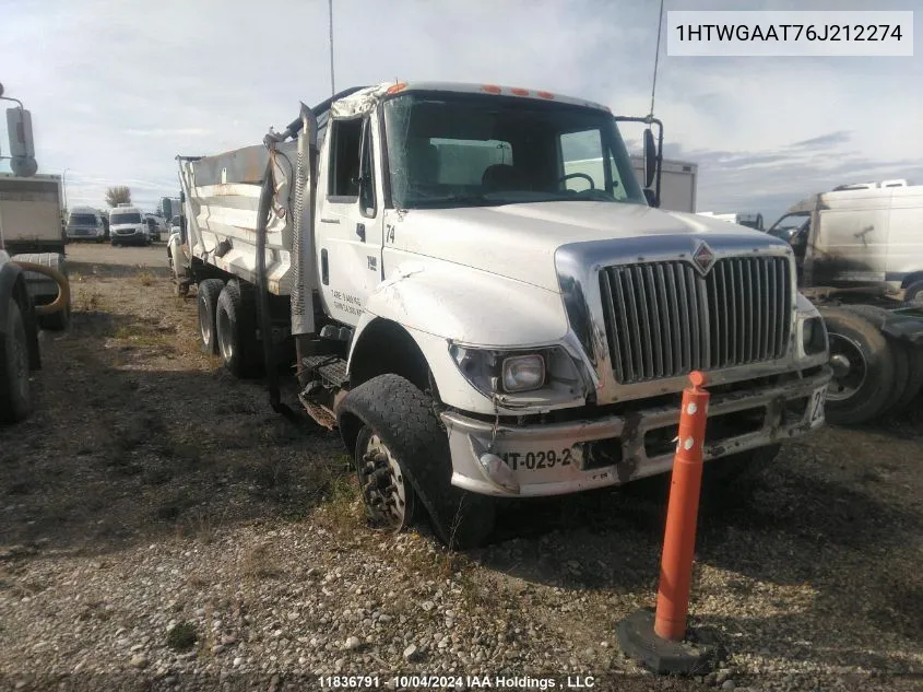 2006 International 7000 7400 VIN: 1HTWGAAT76J212274 Lot: 11836791