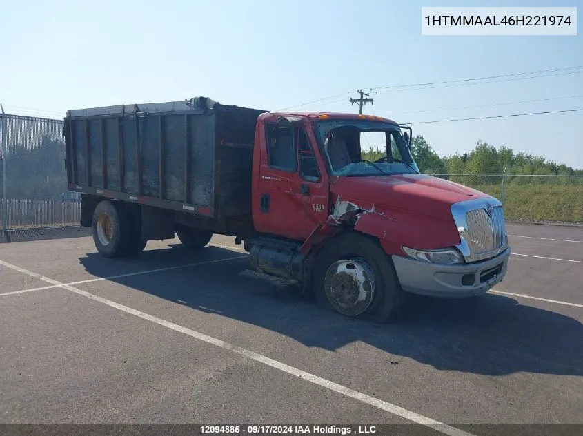 2006 International 4300 VIN: 1HTMMAAL46H221974 Lot: 12094885