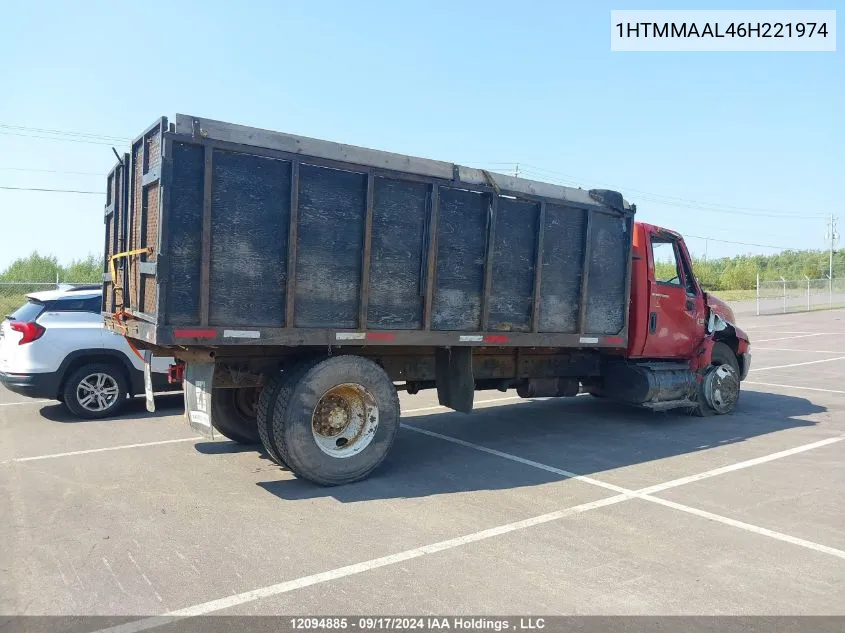 2006 International 4300 VIN: 1HTMMAAL46H221974 Lot: 12094885